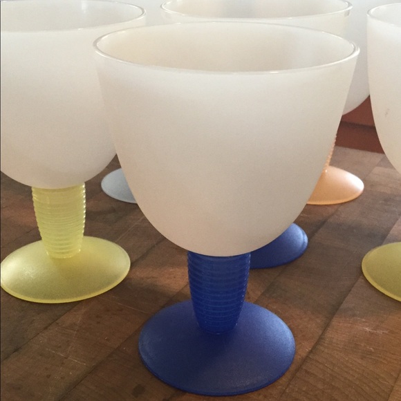 Vintage Tupperware Stemware Goblets - Picture 6 of 7